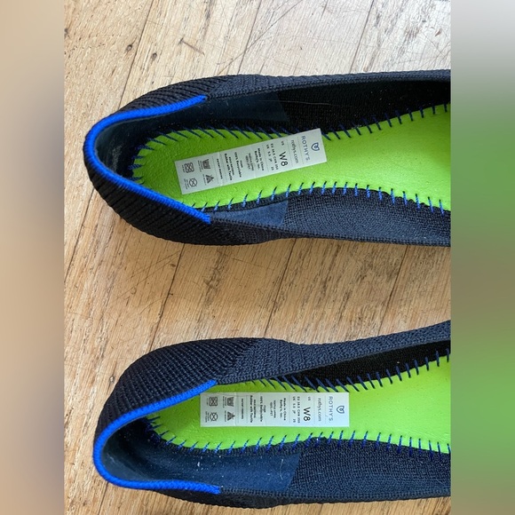 Rothy's Black Flats Comfortable Everyday Loafers - Picture 2 of 11